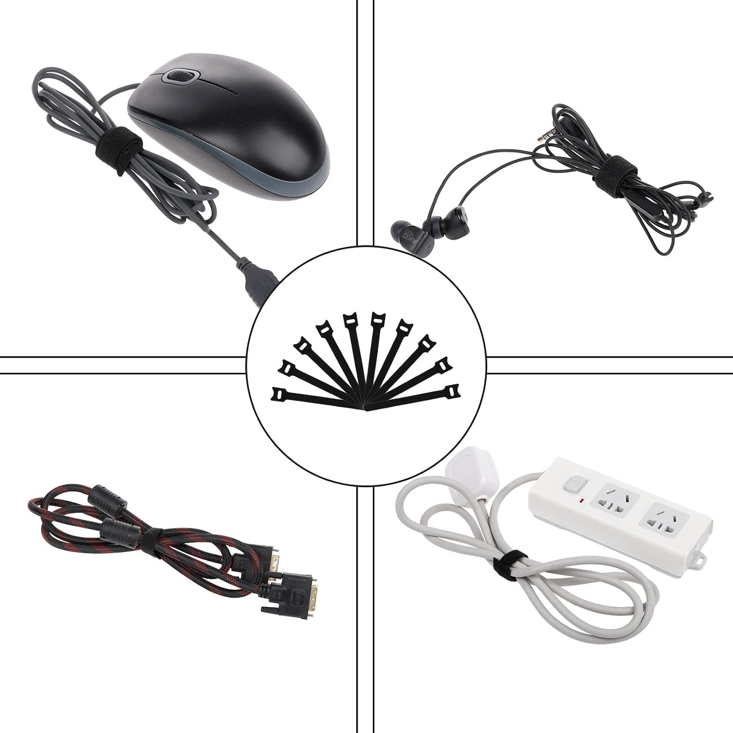Small White Cable Management Box