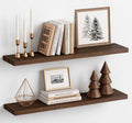 Walnut 36in Floating Shelves Set of 2