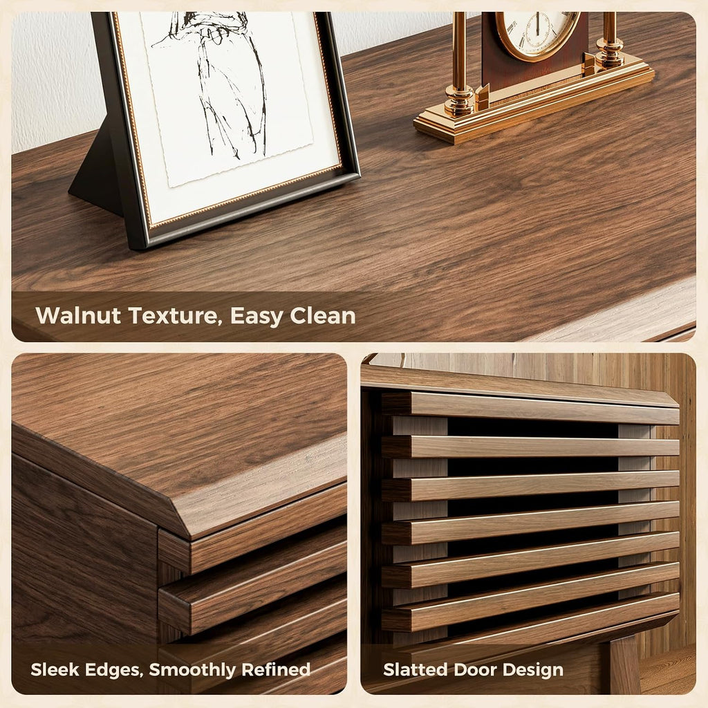 Walnut 70.8in TV Stand for 75in TV