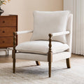 Spindle Wood Frame Accent Chair