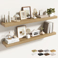 Oak 40in Floating Shelves 2 Pack