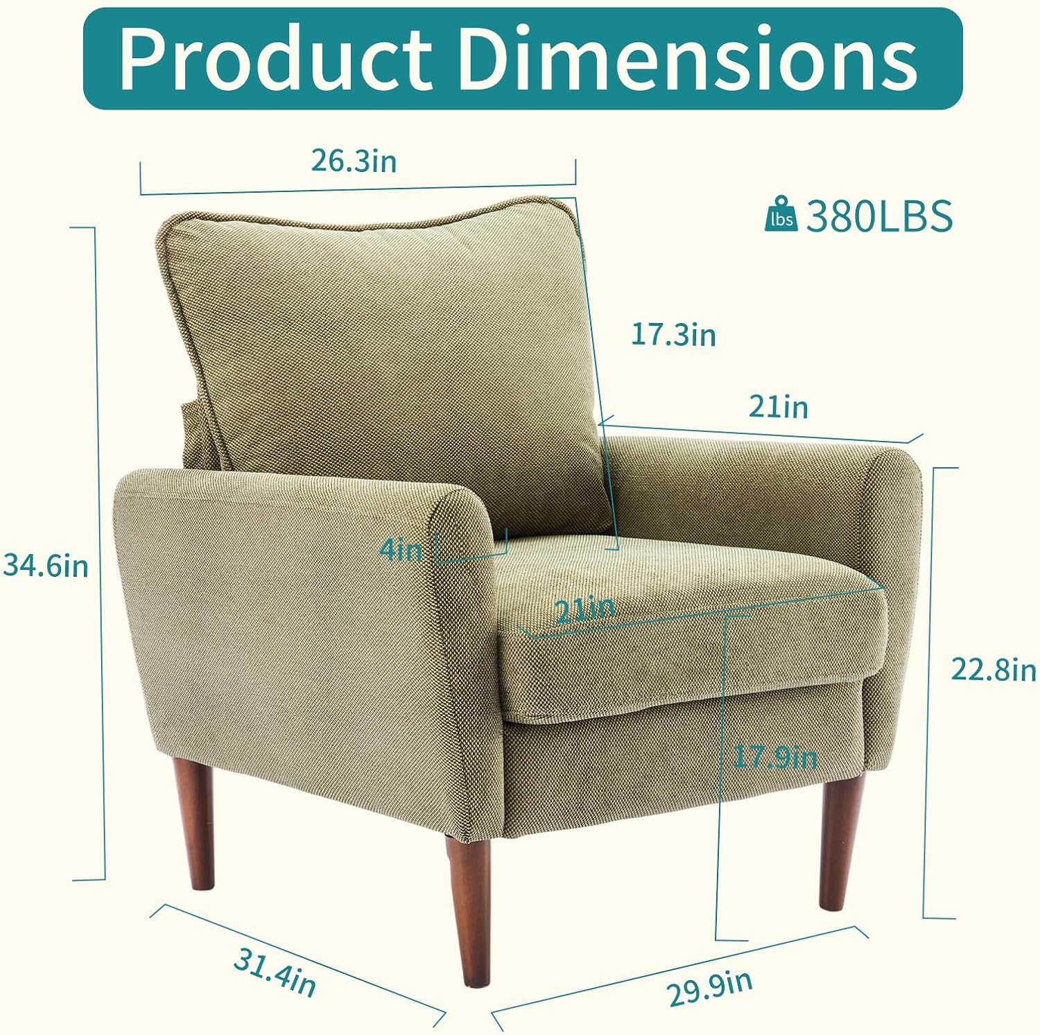 Comfy Living Room Accent Chair