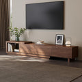 Walnut Extendable TV Stand for 65-100in TV